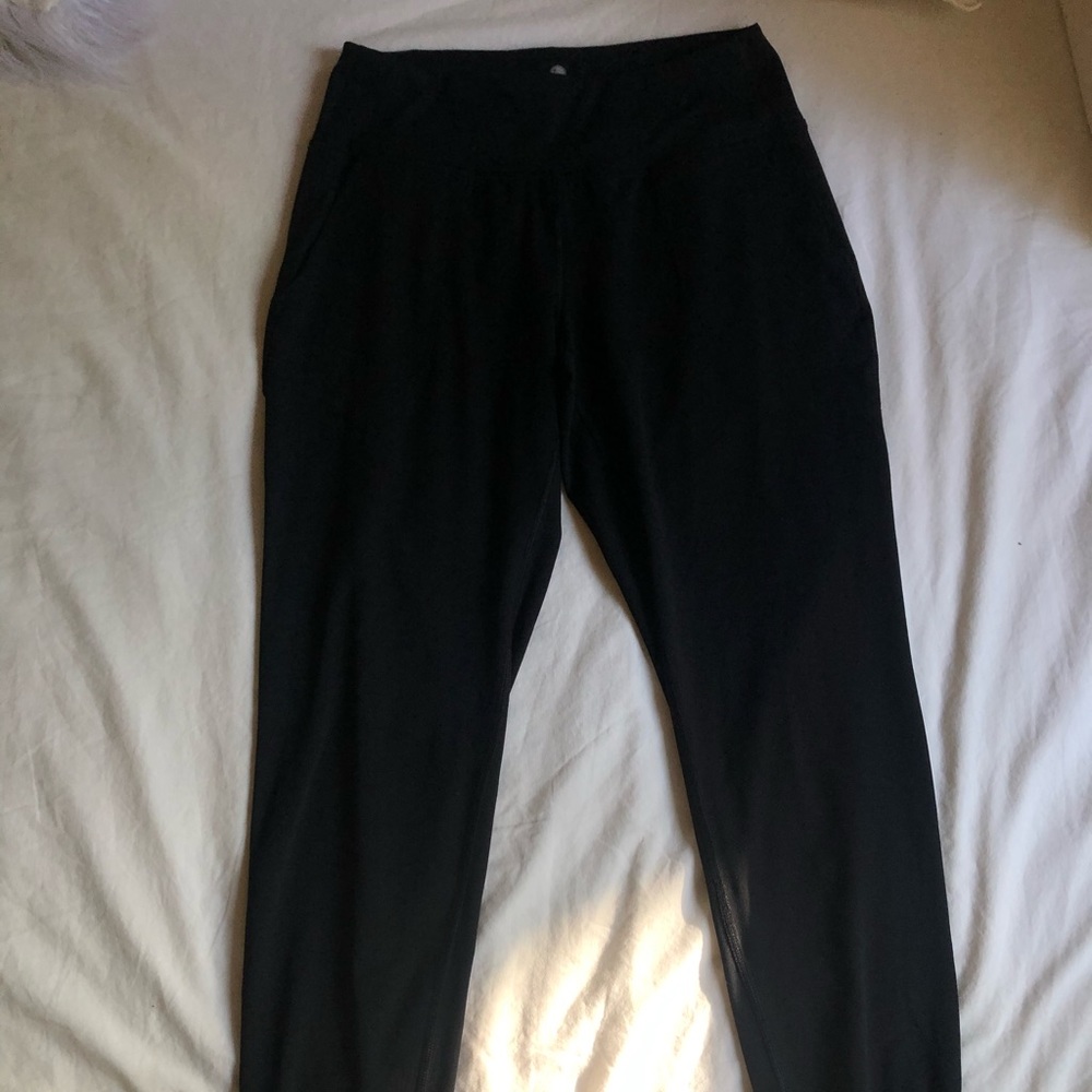 black joggers